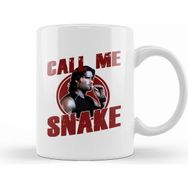 Humuts Porselen Beyaz Escape From New York Call Me Snake Eyepatch Kupa Bardak