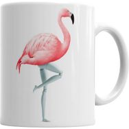 Humuts Porselen Beyaz Flamingo 7 Kupa Bardak