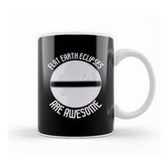 Humuts Porselen Beyaz Flat Earth Eclipses Are Awesome Kupa Bardak