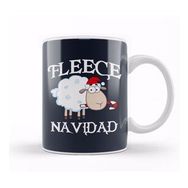 Humuts Porselen Beyaz Fleece Navidad Christmas Sheep Kupa Bardak