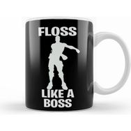 Humuts Porselen Beyaz Floss Lıke A Boss Kupa Bardak