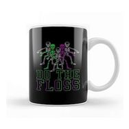 Humuts Porselen Beyaz Flossing Do The Floss Skeletons Kupa Bardak