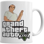 Humuts Porselen Beyaz Gta V Trevor Kupa Bardak