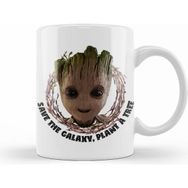 Humuts Porselen Beyaz Guardians Of The Galaxy Baby Groot Save The Galaxy Kupa Bardak