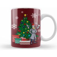Humuts Porselen Beyaz Inspector Gadget Around The Christmas Tree Kupa Bardak
