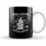 Humuts Porselen Beyaz King Of The Ocean Sailing Kupa Bardak
