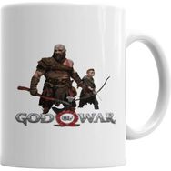 Humuts Porselen Beyaz Kratos E Atreus God Of War Kupa Bardak