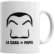 Humuts Porselen Beyaz La Casa De Papel 08 Kupa Bardak