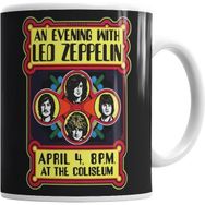 Humuts Porselen Beyaz Led Zeppelin Banda Kupa Bardak