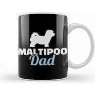 Humuts Porselen Beyaz Maltipoo Dad 02 Kupa Bardak