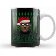 Humuts Porselen Beyaz Matrix Morpheus Christmas Knit Kupa Bardak