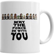 Humuts Porselen Beyaz May The Force Be With You 8 Bits Kupa Bardak