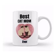 Humuts Porselen Beyaz Mothers Day Best Dog Mom Ever Gıft Kupa Bardak