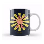 Humuts Porselen Beyaz Mr Blobby Retro Japanese Kupa Bardak
