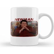 Humuts Porselen Beyaz Newman Seinfeld Kupa Bardak