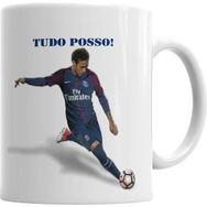 Humuts Porselen Beyaz Neymar Jr Tudo Posso Kupa Bardak
