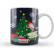 Humuts Porselen Beyaz Nigel Thornberry Around The Christmas Tree Kupa Bardak