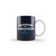 Humuts Porselen Beyaz Obsessed With Eurovision Kupa Bardak