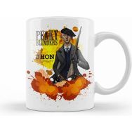 Humuts Porselen Beyaz Peaky Blinders Jhon Shelby Kupa Bardak