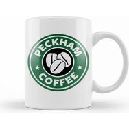 Humuts Porselen Beyaz Peckham Coffee Starbucks Kupa Bardak