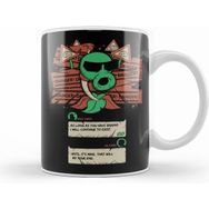 Humuts Porselen Beyaz Plants Vs Zombies Lanzaguisantes Kupa Bardak