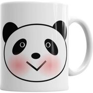 Humuts Porselen Beyaz Sevimli Panda Kupa Bardak