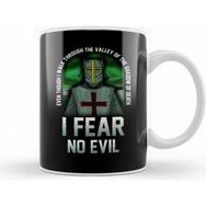 Humuts Porselen Beyaz Shadow Of Death I Fear No Evil Christian Templar Kupa Bardak
