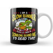 Humuts Porselen Beyaz Slow Runner Please Let There Be Someone Behind Me Kupa Bardak
