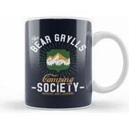 Humuts Porselen Beyaz The Bear Grylls Camping Society Kupa Bardak