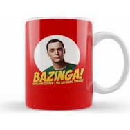 Humuts Porselen Beyaz The Big Bang Theory Sheldon Cooper Bazinga Kupa Bardak
