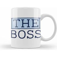 Humuts Porselen Beyaz The Boss 03 Kupa Bardak