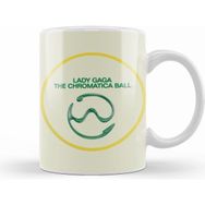 Humuts Porselen Beyaz The Chromatica Ball Logo Kupa Bardak