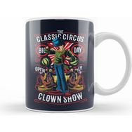 Humuts Porselen Beyaz The Classic Circus Kupa Bardak