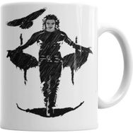 Humuts Porselen Beyaz The Crow Face O Kupa Bardak