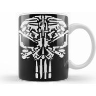 Humuts Porselen Beyaz The Punisher Punishment Kupa Bardak