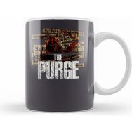 Humuts Porselen Beyaz The Purge Newspapers Kupa Bardak