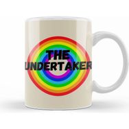 Humuts Porselen Beyaz The Undertaker Vintage Retro Rainbow Style Warriors Design Wrestlers Gift Kupa Bardak