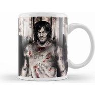 Humuts Porselen Beyaz The Walking Dead Bite Medar Kupa Bardak