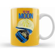 Humuts Porselen Beyaz To The Moon Dogecar Dogecoin Crypto Logo Merch Kupa Bardak