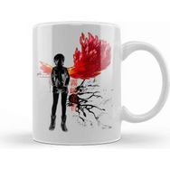 Humuts Porselen Beyaz Tokyo Ghoul - Touka Kupa Bardak