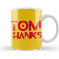 Humuts Porselen Beyaz Tom Hanks Artwork Kupa Bardak