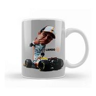 Humuts Porselen Beyaz Tooned Lando Norris Kupa Bardak