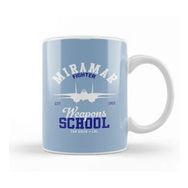 Humuts Porselen Beyaz Top Gun Miramar Weapons School Kupa Bardak