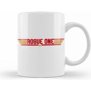Humuts Porselen Beyaz Top Gun Rogue One Kupa Bardak