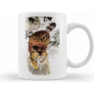 Humuts Porselen Beyaz Totoro Cat Bus In The Forest Kupa Bardak