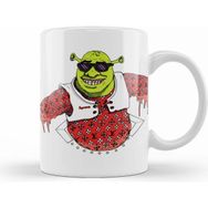 Humuts Porselen Beyaz Unleash Shrek Kupa Bardak