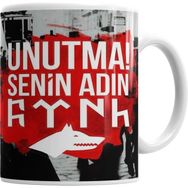 Humuts Porselen Beyaz Unutma Senin Adın Türk Kupa Bardak