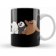 Humuts Porselen Beyaz We Bare Bears 020 Kupa Bardak