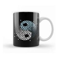 Humuts Porselen Beyaz Yin And Yang Black And White Fons Ferru Kupa Bardak