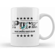 Humuts Puck Make America Skate Again Funny Hockey Player Kupa